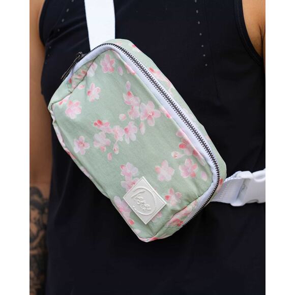 Liana Lola Sling Bag / Fanny Pack Watercolor Sakura Sage – GUC Adjustable Strap - Picture 3 of 8